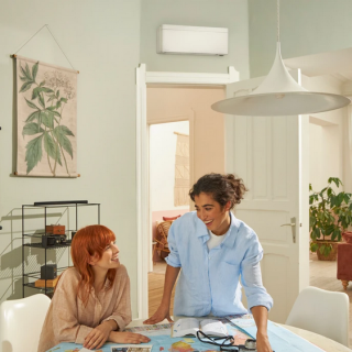 Инверторен климатик DAIKIN FTXA42CW /RXA42B8 STYLISH A+++